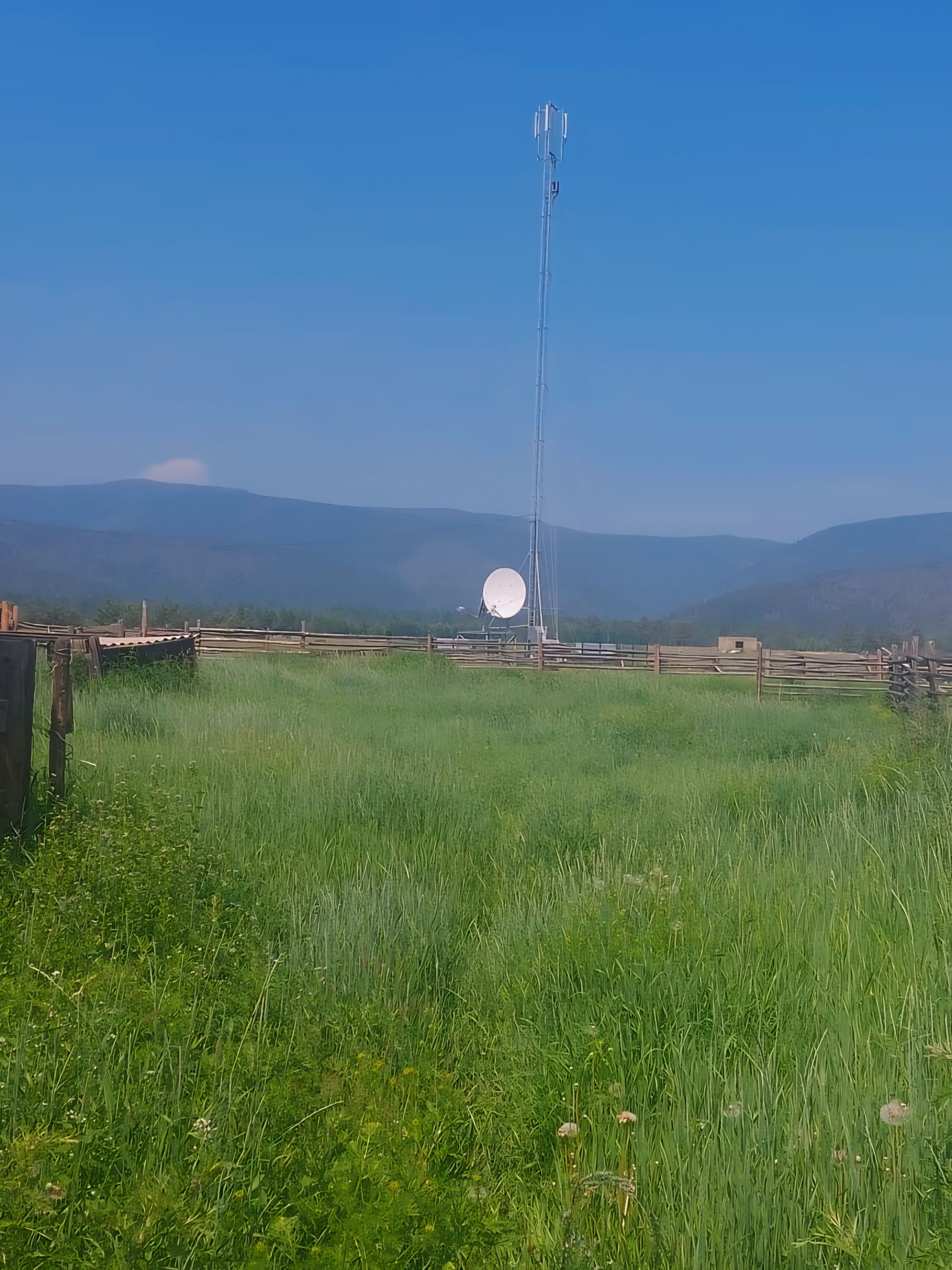 Вышка связи в д. Онгурён