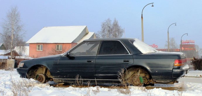 Подозреваемые в краже колес задержаны, устанавливается их причастность к другим аналогичным преступлениям