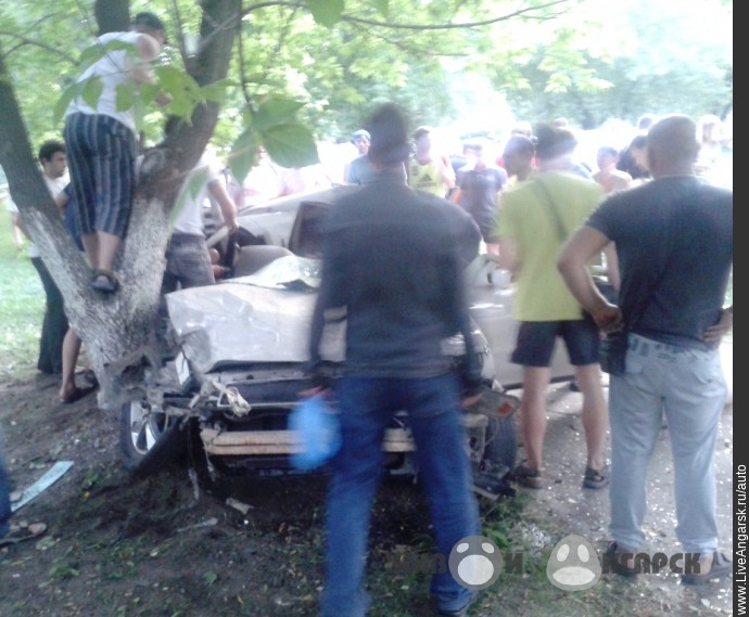 Фото очевидцев сразу после ДТП: