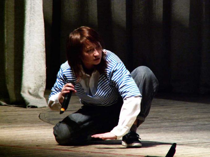 Одна из участниц Мужиков